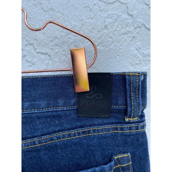 Prana Mens Straight Leg Fit Denim Jeans Blue Sz 38 - Picture 6 of 13
